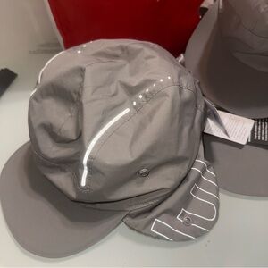 Lululemon Size s / m Down For A Run Hat Ear Flaps Gray New $48